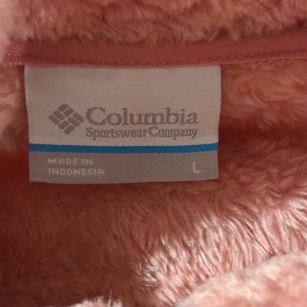 Columbia Pink Sherpa Zip Jacket - Picture 9 of 9